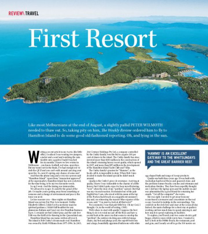 Travel and Living - First Resort