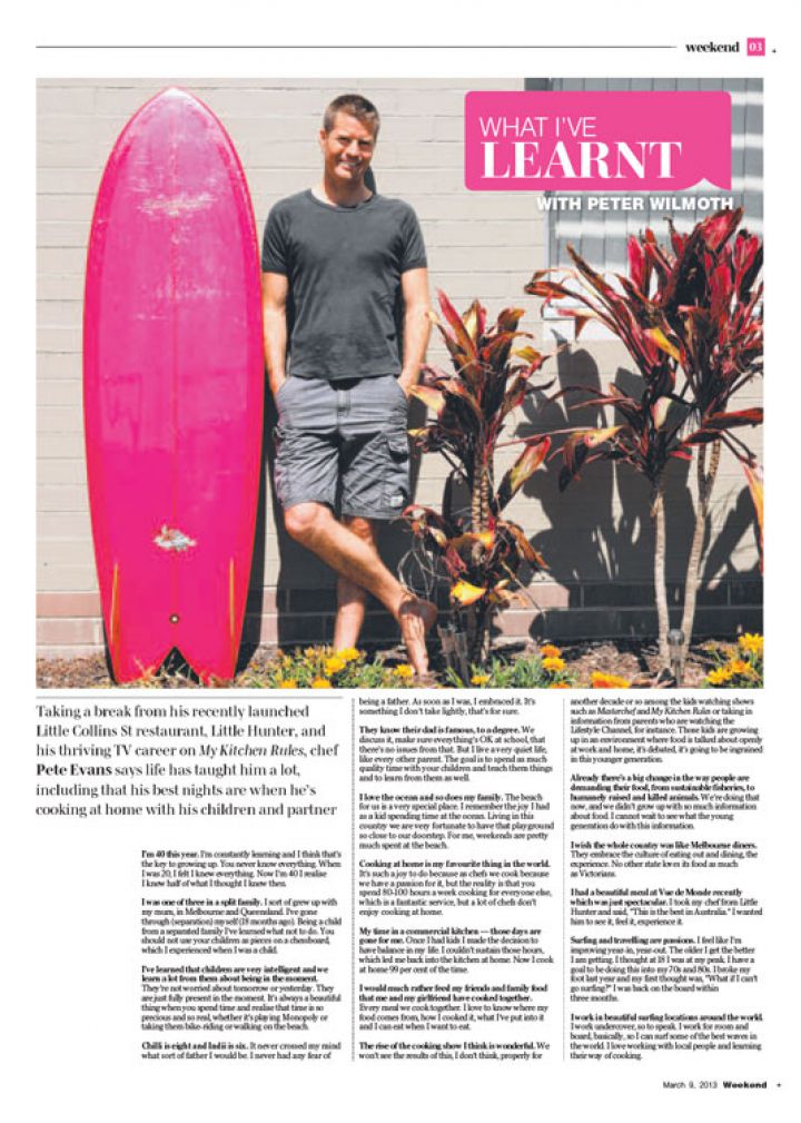 What I’ve Learnt - Pete Evans